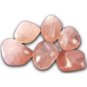 5 pieces Rose Quartz polished