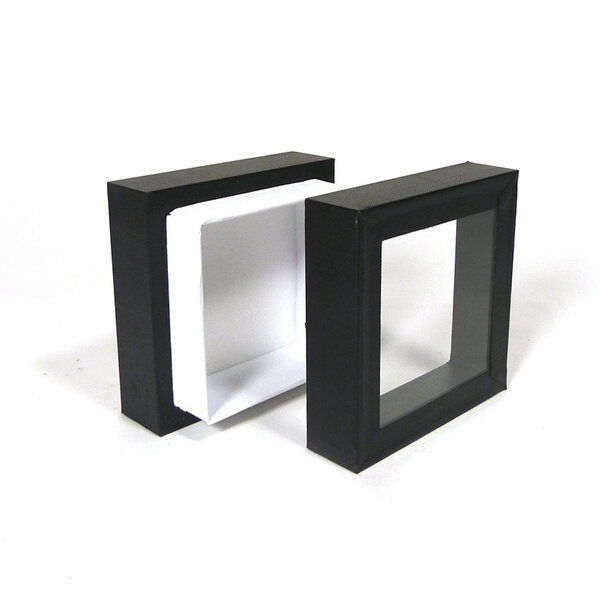 Insectendoos zwart 10x10 cm