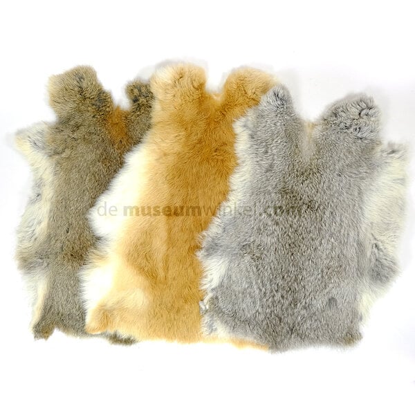 Kaninchenfell - dunkelgrau