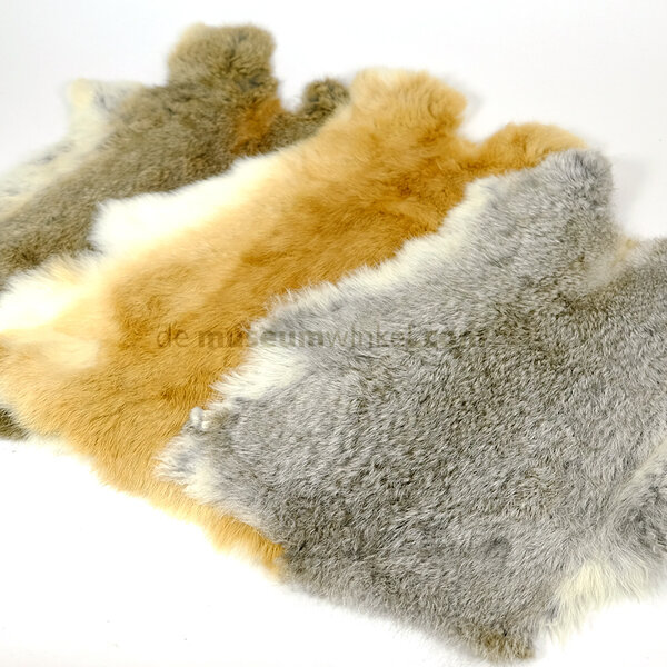 Kaninchenfell - dunkelgrau