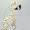 Exploding macaw-skeleton in dome