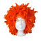 Feather wig - orange