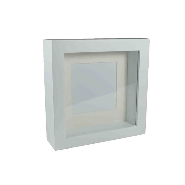 Exclusive white wooden frame 16 x 16 cm