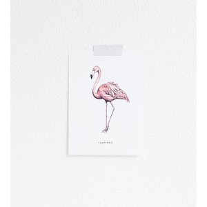 Postcard - Flamingo