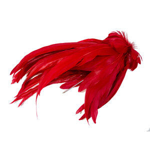 Fahne Hahn - rot groß