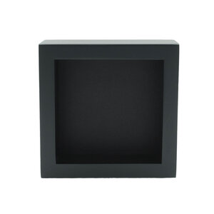 Exclusieve zwarte lijst 16 x 16 cm - zwarte achtergrond