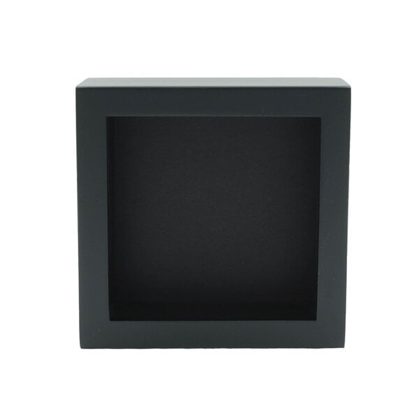 Exclusieve zwarte lijst 16 x 16 cm - zwarte achtergrond