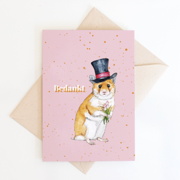 Postcard - Hamster