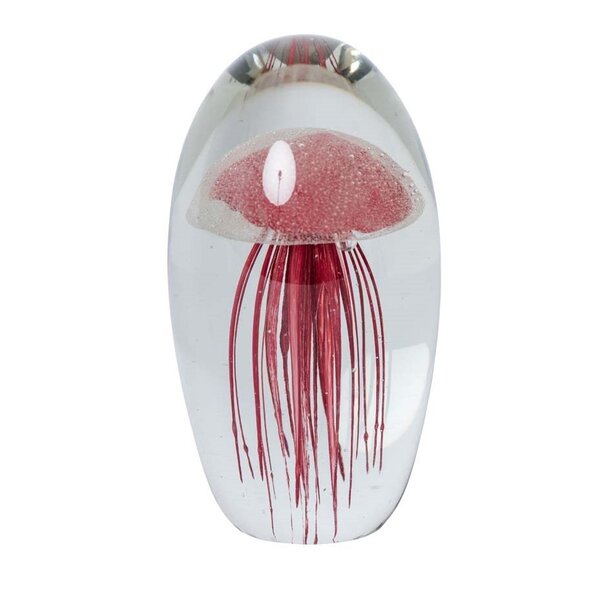 Glas geblazen kwal rood (lang)