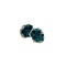 Geode white green