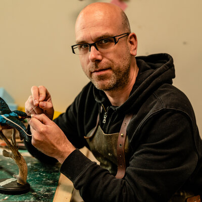 23 October - Demo day with our taxidermist, Rick way.