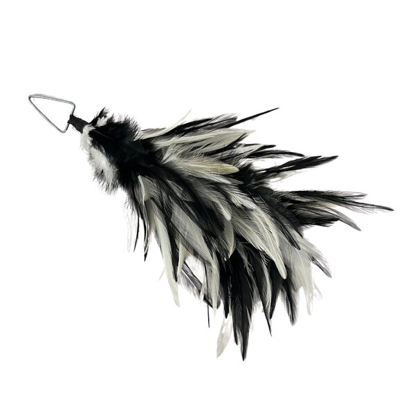 Fahne schwarz/weiß gemischt