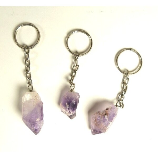 Amethyst sleutelhanger