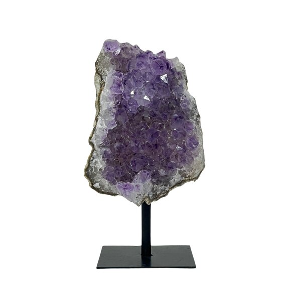 Amethyst on pedestal (L) (B)