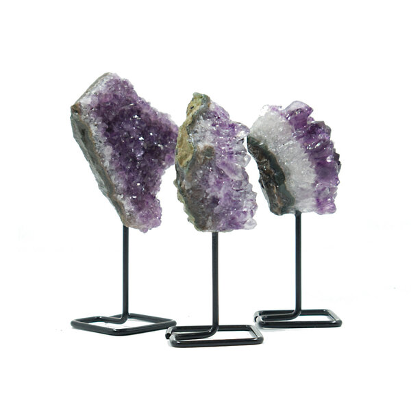 Amethyst on pedestal -(S)