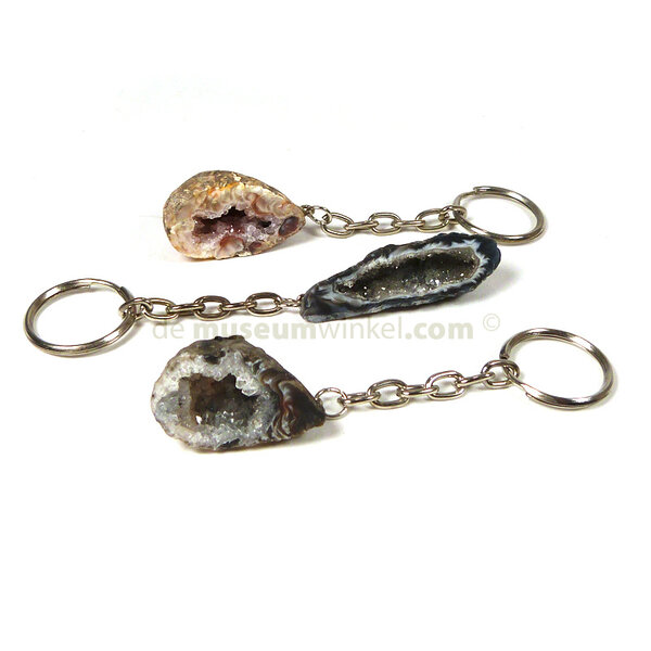 Sleutelhanger met geode