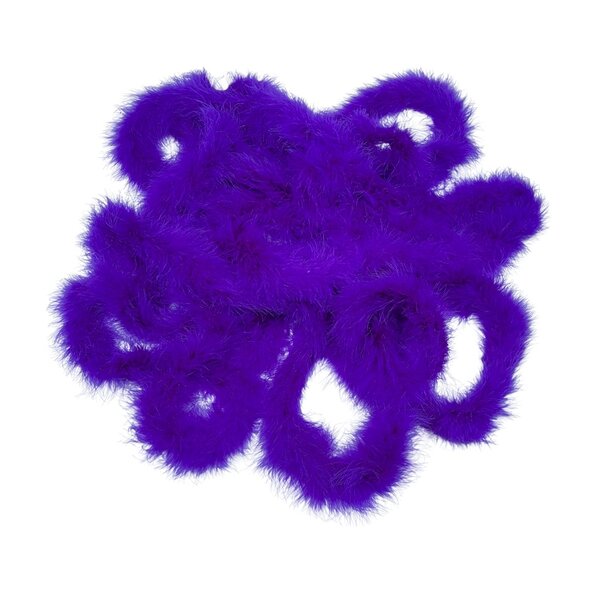 Boa feather garland - Purple