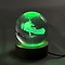 Glaskugel mit LED-Licht Axelotl