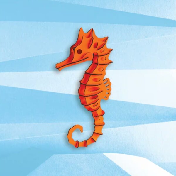 DIY kit - Zeepaardje Oranje