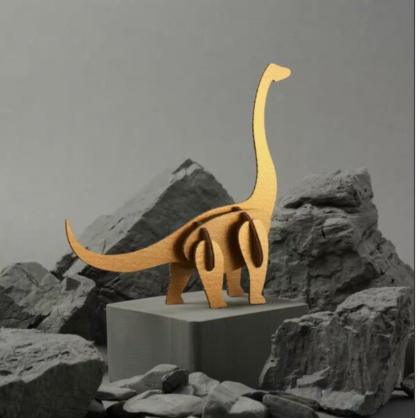 DIY kit - Brachiosaurus Gold