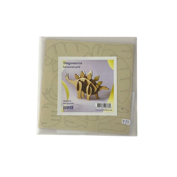 DIY kit - Stegosaurus Gold