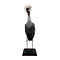 Mounted grey crowned crane