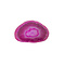 Plat geslepen agaat (roze)