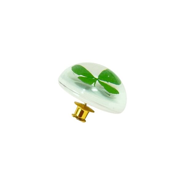 Four-leaf clover pin