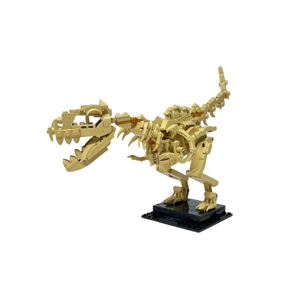 Building blocks set Tyrannosaurus Rex skeleton