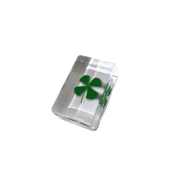 Clover in resin