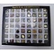 Collection box with 56 different stones