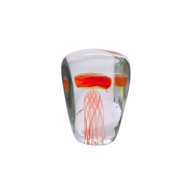 Glass jellyfish red