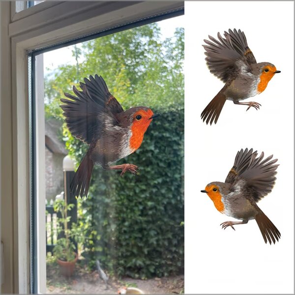 Window sticker Robin