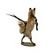 Mounted fox with pheasant and gun
