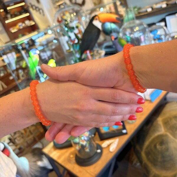 Perlenarmband Niederlande Orange