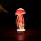 Glass jellyfish red (small)