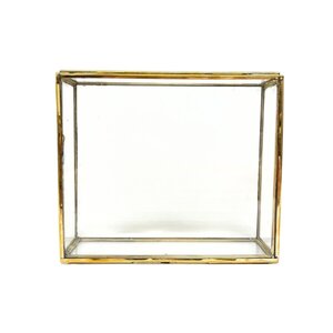 Glasgehäuse mit Messing (L)