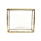 Glass case with brass (L)