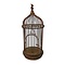 Antique bird cage on stand