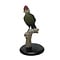 Mounted red-crested turaco