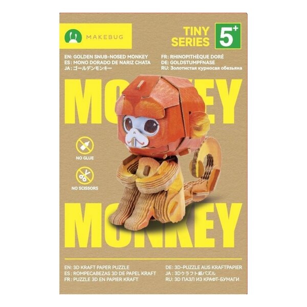 3D Paper puzzle - Monkey