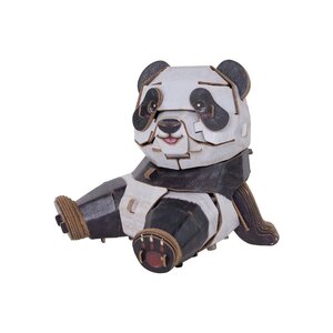 3D Puzzle aus Kraftpapier - Panda