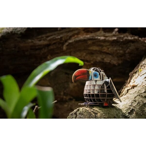 3D Paper Puzzle with Sound – Red-billed Toucan