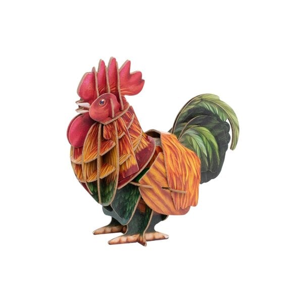 3D-Papierpuzzle mit Sound - Hahn