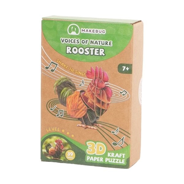 3D-Papierpuzzle mit Sound - Hahn