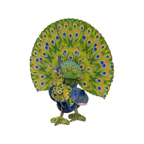 3D Paper Puzzle with Sound – Peacock