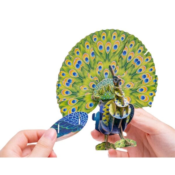 3D Paper Puzzle with Sound – Peacock