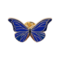 Anstecknadel Kolibri Schmetterling