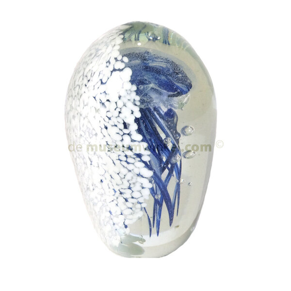 Glass jellyfish blue (medium)