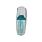 Glas geblazen kwal turqoise (cilinder)